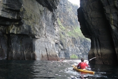sea cave kayaking